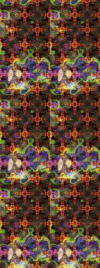 Kahverengi ve siyah renkli çiçekler. Çiçekli eskiz çizimi. Düz Çiçek Elementleri Tasarımı. Renkli Yaz Teması çizim şablonu.