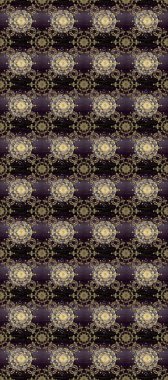 Geleneksel klasik raster altın pürüzsüz desen. Barok tarzında kusursuz bir doğulu süsü. Siyah ve kahverengi renklerdeki altın elementler.