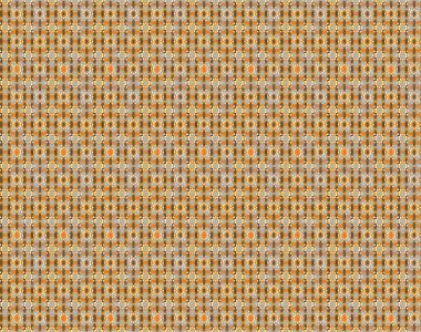 Çiçekli karalama şeklinde Raster çiçek deseni. Nazik, sevimli çiçek arkaplanı. Kahverengi ve bej renkli çiçekler.