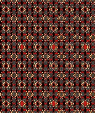 Çiçekli çiçek deseni, suluboya. Raster deseni. Süslü kumaş deseni.