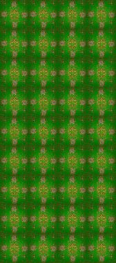 Seamless oriental classic golden pattern. Raster abstract background with golden repeating elements on a green and brown colors.