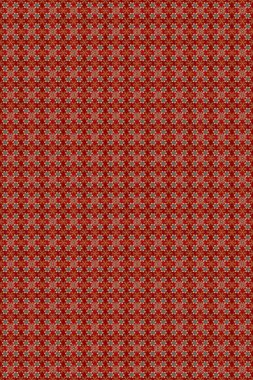 Çiçek deseni. Kusursuz raster arka plan. Duvar kâğıdı barok, İspanyol kumaşı. Kırmızı, kahverengi ve bej renklerde altın elementler. Şekil grafik deseni.