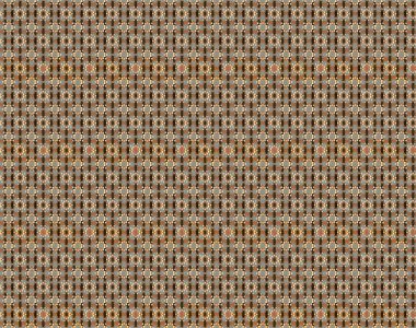 Patlayan çiçekler soyut olarak yerleştirilmiş. Raster deseni. Yumuşak, bahar çiçekleri kahverengi ve gri renklerde. Raster illüstrasyonu.