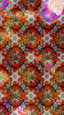 Arkaplan dokusu, duvar kağıdı kahverengi ve nötr renklerde çiçek teması. Soyut etnik raster çizim kalıbı. Kabile sanatı boho baskısı, klasik çiçek arkaplanı.