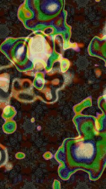 Kahverengi ve gri renkli çiçekler. Çiçek desenli eskiz, yaz çiçekleri. Düz Çiçek Elementleri Tasarımı. Renkli Bahar Teması çizim şablonu.