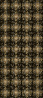 Siyah ve kahverengi renklerde altın elementler. Geleneksel klasik raster altın pürüzsüz desen. Barok tarzında kusursuz bir doğulu süsü..