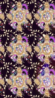 Siyah renkli çiçek desenli eskiz. Suluboya tarzında siyah renkte çiçekler.