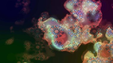 Düz Çiçek Elementleri Tasarımı. Renkli Bahar Teması eskiz kalıbı. Çiçekli çiçek deseni, suluboya. Raster illüstrasyonu. Gri renkli çiçekler.