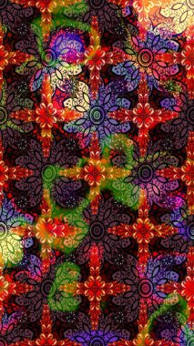 Çiçek deseni duvar kağıdı, desen dolguları ve web sayfası arka planı için kullanılabilir. Şekil verilmiş çiçeklerle eskiz deseni. Süslü zentangle çizim dokusu, soyut çiçeklerle süslenmiş..