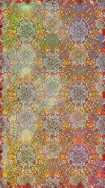 Sevgililer günü ve tebrik kartı konsepti için şık bir davetiye. Çiçek kompozisyonu, el boyası, hassas şablon. Üst manzara, yumuşak stil. Kahverengi ve bej renkte manzaralı çiçek deseni.