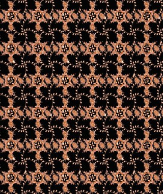 Raster illüstrasyonu. Küçük bir çiçekte eskiz deseni. Hoş bir çiçek geçmişi var. Güzel kumaş deseni.