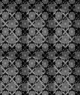 Gri renkli güzel bir tekstil. Raster illüstrasyonu. Suluboya çiçekli çiçek deseni.