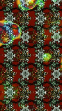 Renkli Yaz Temalı eskiz kalıbı. Güzel kumaş deseni. Yazdır. Raster çiçekli arka plan. Güzel eskiz şekli. Düz Çiçek Elementleri Tasarımı.