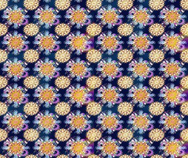 Süslü, dikişsiz, soyut çiçeklerle süslenmiş. Şekillendirilmiş çiçeklerle kusursuz desen. Çiçek deseni duvar kağıdı, şablon dolguları ve web sayfası arkaplanı için kullanılabilir.