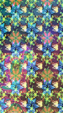 Güzel suluboya çiçekler, parlak boya çiçek desenli eskiz arka planı. Raster..