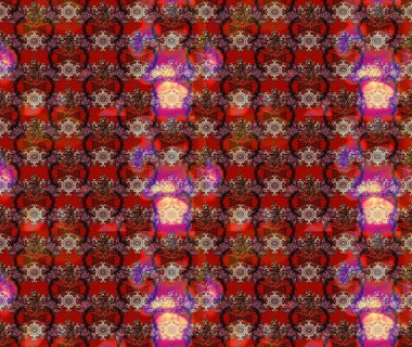 Raster illüstrasyonu. Kahverengi renklerde bahar çiçekleri. Yaprak ve çiçeklerin suluboya resmi, kahverengi renklerdeki çizim deseni.