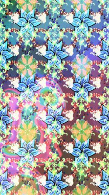 Raster illüstrasyonu. Çiçek arkaplan. Çiçekli tebrik kartı. Doğum günü kartı ya da düğün davetiyesi. Mavi renklerde. Suluboya çiçek buketi.