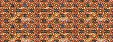 Kusursuz altın desen. Raster oryantal süs. Altın elementlerle kahverengi renklerde altın desen.