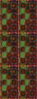 Kızılderili desenli desenli desenli şal deseni. Tekstil, tebrik kartı, boyama kitabı, telefon kılıfı baskısı için kullanılabilir. Raster Henna dövme stili. Etnik Mandala süsü.