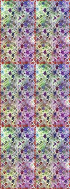 Güzel suluboya çiçek buketi pürüzsüz desenli. Güzel kumaş deseni.