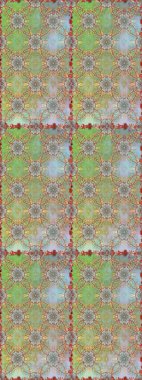 Tarafsız ve gri renklerde çiçekler. Düz Çiçek Elementleri Tasarım Raster illüstrasyonu. Çiçeksiz desenli arka plan. Renkli Bahar Teması Kusursuz Arkaplan.