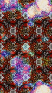 Yumuşak, bahar çiçekli arka plan. Çiçekli karalama şeklinde Raster çiçek deseni. Gri ve kahverengi renkte çiçekler.