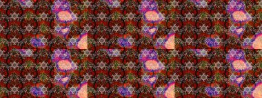 Bahar çiçekleriyle güzel bir çiçek deseni çizmişsin. Güzel kumaş deseni. Raster illüstrasyonu.