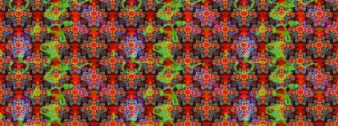 Tekstil için figür. Şirin, zarif çiçekler Raster illüstrasyonu. Davetiye ve kartpostal tasarımı için dekoratif çiçek unsurları. Poster ya da kapak için arka plan. Yapraklı çizim deseni.