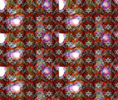 Modern çiçek arkaplanı. Parlak renkli çiçekleri ve kahverengi renkli yaprakları olan harika bir çiçek deseni. Halk tarzı. Moda baskıları için zarif bir şablon.