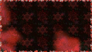 Raster. Zarif, parlak ve pürüzsüz siyah ve kahverengi çiçek desenli tasarım. Sabıka baskıları, bebek kıyafetleri, duvar kâğıtları, paket kutuları vb..