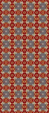 Kırmızı, gri ve kahverengi yerine altın rengi, klasik barok çiçeksiz desenler. Lüks, kraliyet ve Viktorya dönemi konsepti. Süslü raster dekorasyonu. Kırmızı, gri ve kahverengi renklerde altın element.