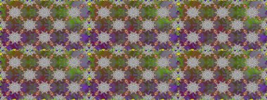 Çiçeksiz desenli, suluboya elle çizilmiş elementler. Parlak renkli fantezi çiçekleri, yapraklar, gri renkli tomurcuklar.