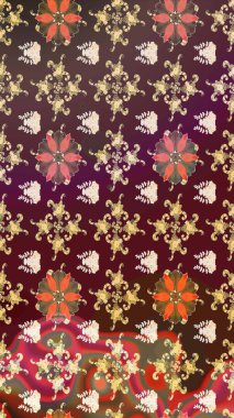 Moda baskıları için zarif bir şablon. Küçük renkli çiçekler. Çiçekli bahar çiçekleri. Küçük çiçekte güzel bir desen. Robot resim. Motley illüstrasyonu.