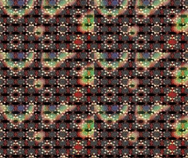 Siyah ve kahverengi renkte çiçekler. Tatil havası. Raster güzel bir çiçek deseni çizmiş. Nazik romantik baskı. Bahar mevsimi.