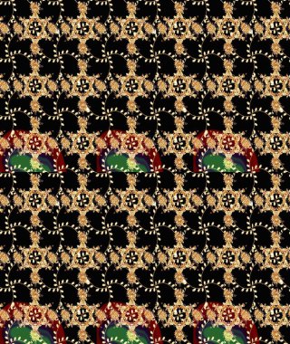 Üst manzara, yumuşak siyah ve bej renkli. Çiçek kompozisyonu, el boyası, hassas şablon. Sevgililer günü ve tebrik kartı konsepti için şık bir davetiye. Manzaralı çiçek deseni.