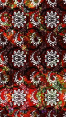 Kahverengi ve siyah renkli çiçekler. Elle çizilmiş sonbahar çiçeği deseni. Renkli kahverengi ve siyah çizim kalıpları. Tekstil ve kapak tasarımı için mükemmel. Doodle tarzı.