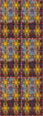 Kahverengi ve gri renkli çiçekler. Düz Çiçek Elementleri Tasarımı. Kusursuz Renksiz Bahar Temalı Kusursuz Arkaplan. Sevimli çiçek raster deseni.