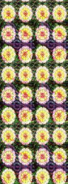 Moda baskısı. Raster illüstrasyonu. Dekorasyon ve tasarım için güzel bir desen. Çiçeğin suluboya çizimlerinin mükemmel deseni. Eski model. Suluboya kusursuz desen.