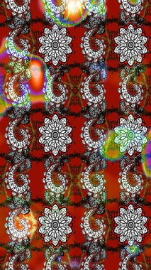 Tekstil veya kitap kapakları, imalat, duvar kağıtları, baskı, hediye paketi ve yapıştırma kitabı için çiçek eskizi geçmişi. Raster illüstrasyonu. Küçük ölçekli çiçeklerdeki basit sevimli desen.