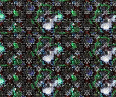 Güzel kumaş deseni. Raster suluboya deseni, narin çiçekler, gri çiçekler, tebrik kartı şablonu..