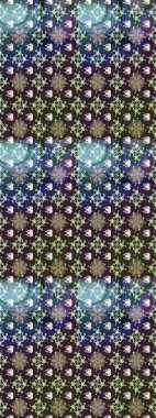 Raster illüstrasyonu. Güzel kumaş deseni. Küçük çiçekteki sevimli çiçek deseni. Güzel karalamalı çiçek deseni çiz..