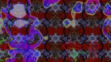 Kırmızı, kahverengi ve mor renkte çiçekler. Nazik, narin çiçek arkaplanı. Raster çiçek desenli ve çiçekli..