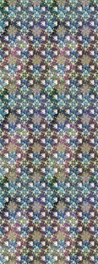 Parlak çiçekli kolaj çiçekleri gridir. Çiçekli zambakların eskiz geçmişi. Çiçek tasarımı için inanılmaz kolaj cennet tarzı..