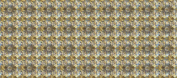 Kahverengi, bej ve nötr renklerde altın bir element. Barok tarzında altın çiçekli süs. Damask arkaplanı. Altın çiçekli, pürüzsüz desen.