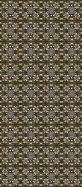 Barok tarzında kusursuz bir doğulu süsü. Tarafsız, kahverengi ve gri renkler üzerine geleneksel altın pürüzsüz desen.