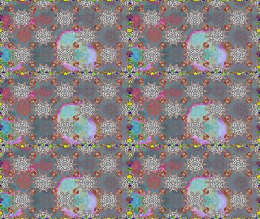 Moda baskıları için zarif bir şablon. Küçük renkli çiçekler. Çiçekli yaz çiçekleri. Küçük çiçekte güzel bir desen. Motley illüstrasyonu. Kusursuz..