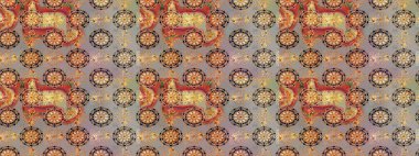 Renkli Yaz Temalı eskiz kalıbı. Düz Çiçek Elementleri Tasarımı. Gri renkli çiçekler. Sevimli çiçek raster deseni.