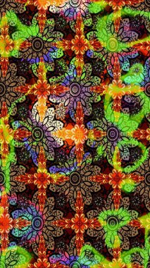 Siyah ve kahverengi renkte çiçekler. Hediye ambalaj kağıdı, tebrik kartları, posterler ve pankart tasarımı. Raster düz çiçek çizim deseni.