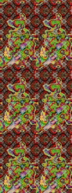 Raster illüstrasyonu. Küçük çaplı çiçeklerdeki basit şirin desenler. Tekstil veya kitap kapakları, imalat, duvar kağıtları, baskı, hediye paketi ve yapıştırma kitabı için çiçek eskiz geçmişi.