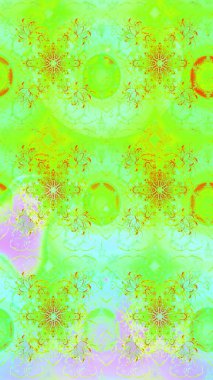 Renkli Yaz Temalı eskiz kalıbı. Modaya uygun kumaş deseni. Sevimli çiçek raster deseni. Düz Çiçek Elementleri Tasarımı.